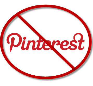 NO Pinterest